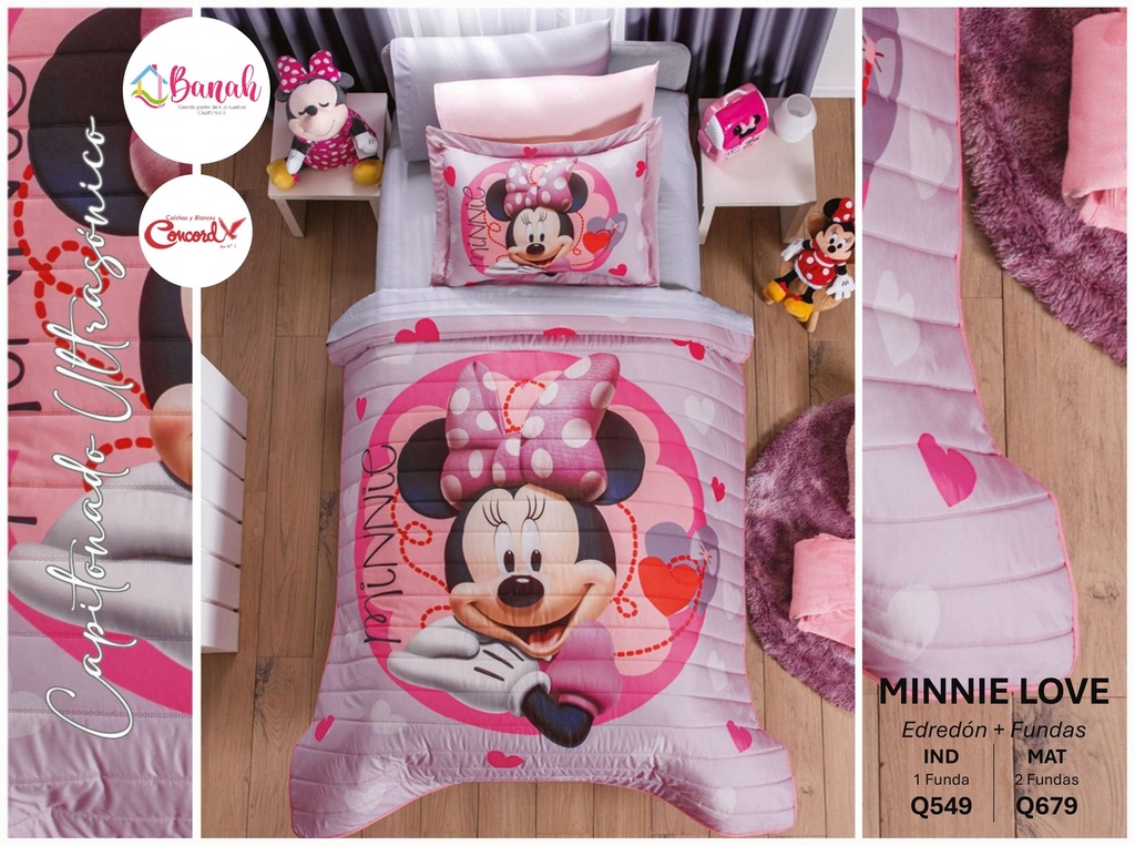 Edredón Minnie Love