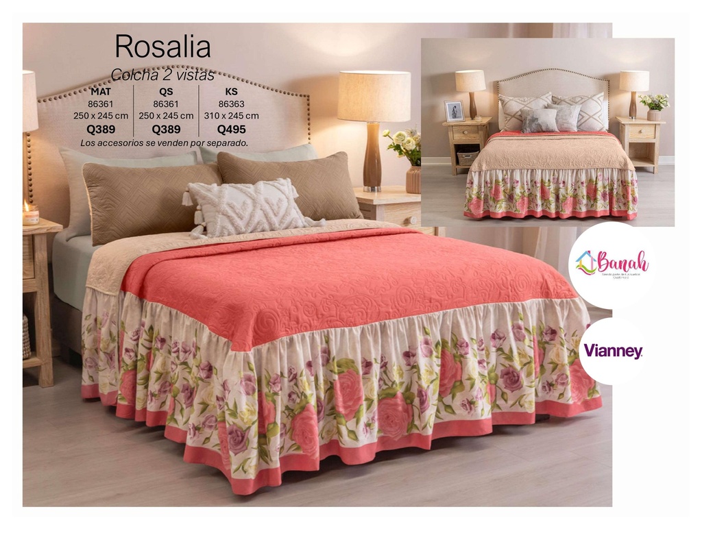Colcha Rosalia