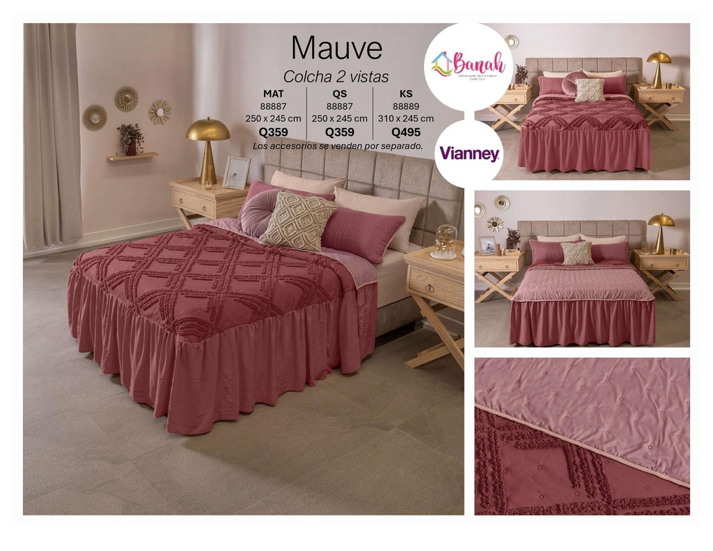 Colcha Mauve