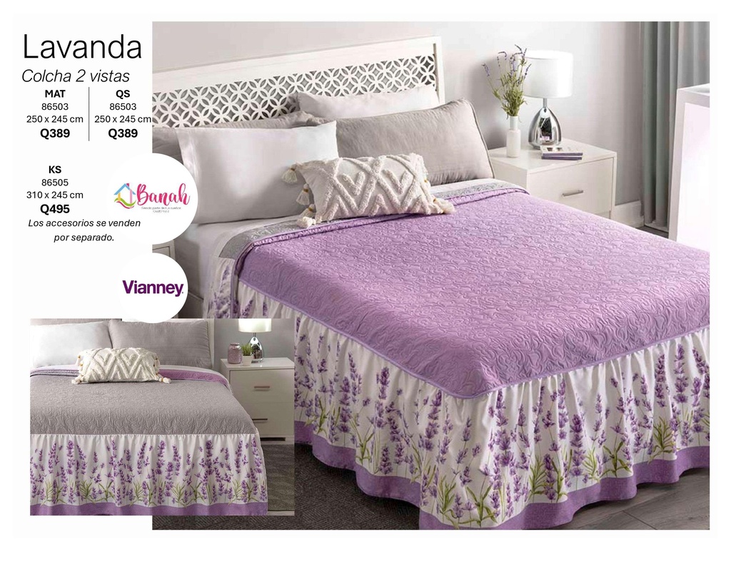 Colcha Lavanda