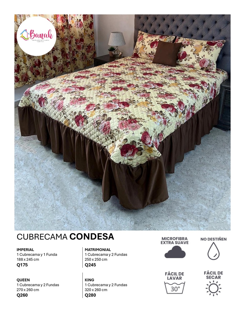 Cubrecama Condesa