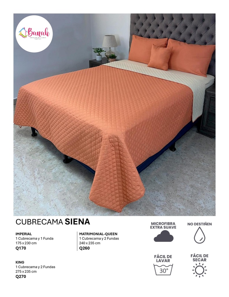 Cubrecama Siena
