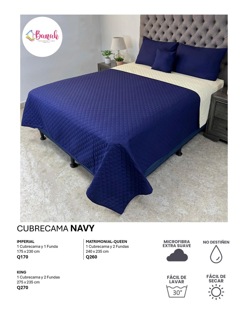Cubrecama Navi
