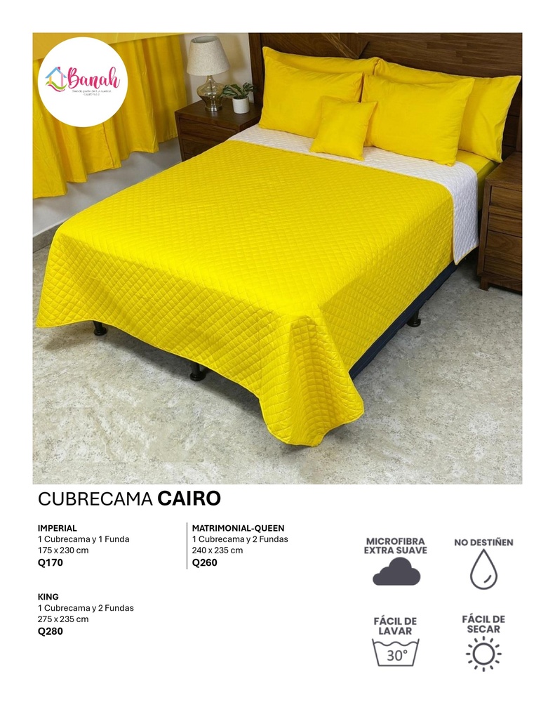 Cubrecama Cairo