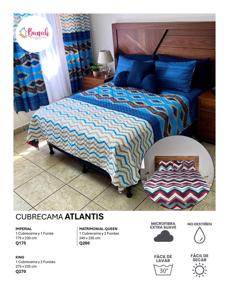 Cubrecama Atlantis