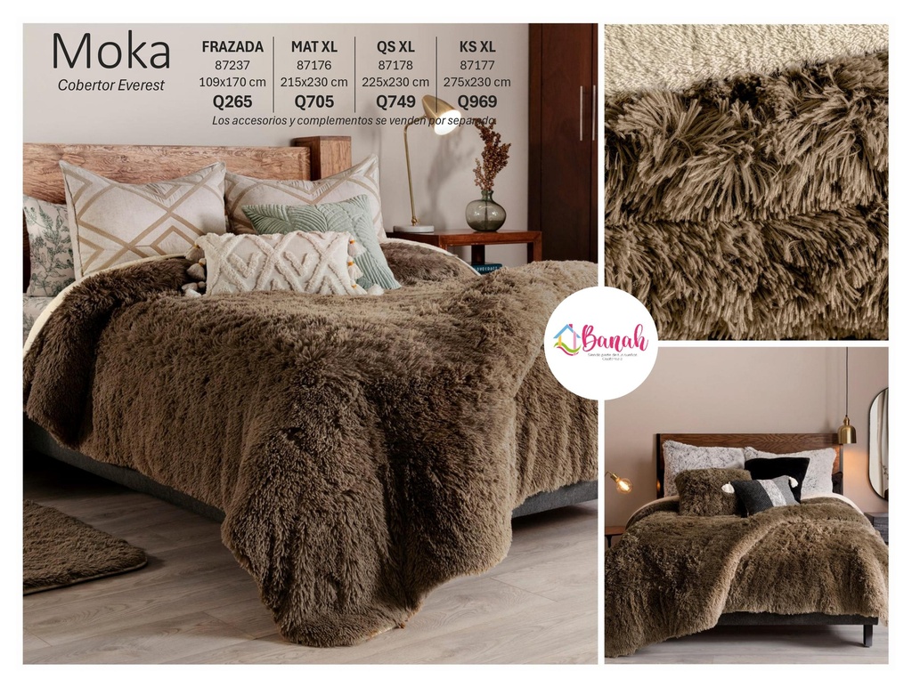 Cobertor Everest Moka