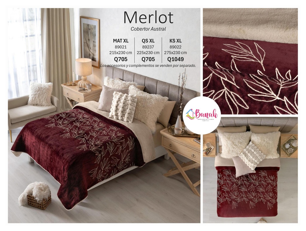 Cobertor Austral Merlot