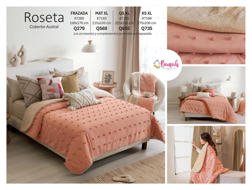 Cobertor Austral Roseta