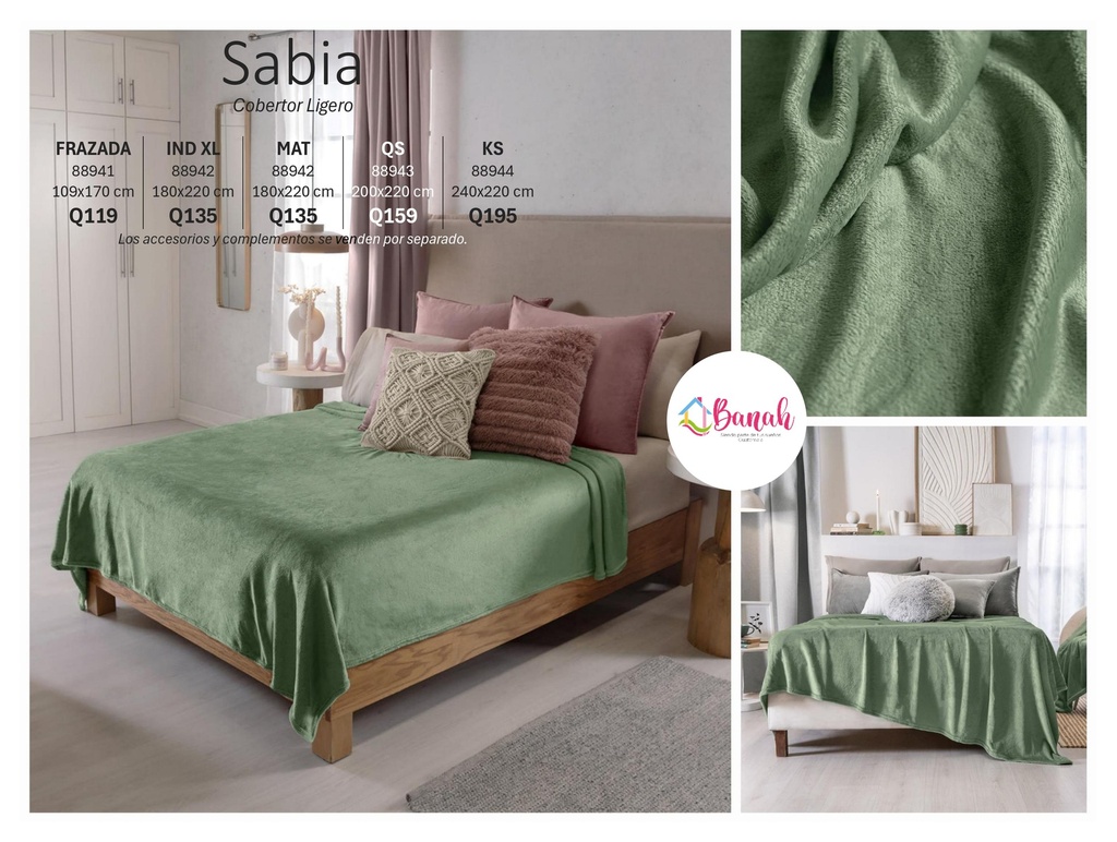 Cobertor Ligero Sabia