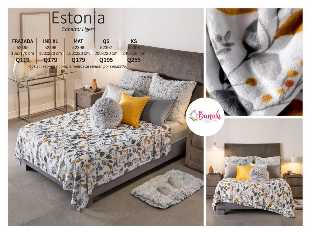 Cobertor Ligero Estonia