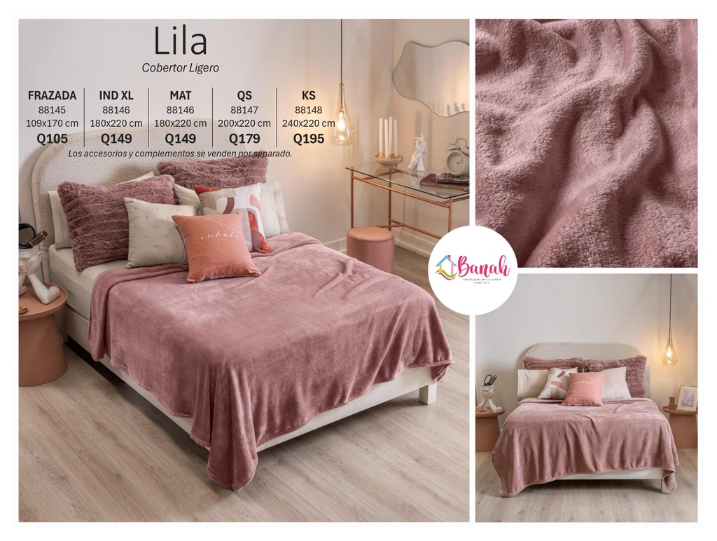 Cobertor Ligero Lila