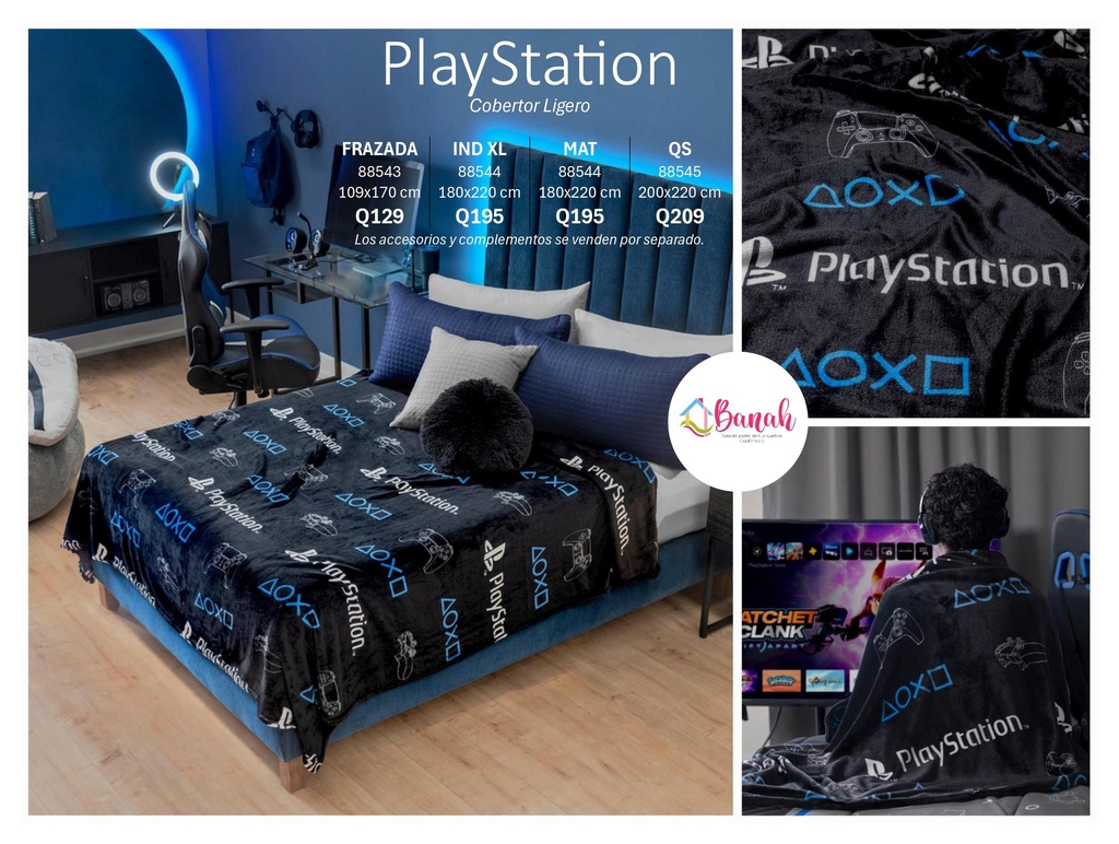 Cobertor Ligero PlayStation
