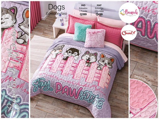 Edredón Dogs +Fundas