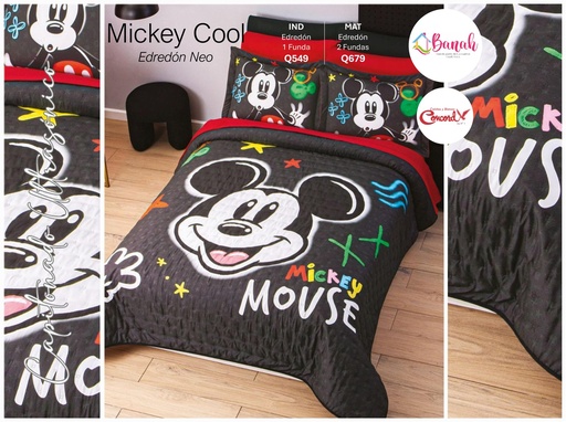Edredón Mickey Cool +Fundas