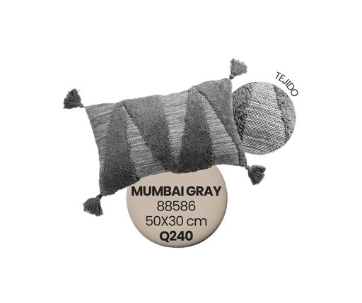 Cojín Mumbai Gray