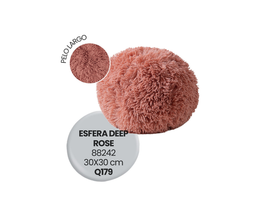 Cojín Esfera Deep Rose